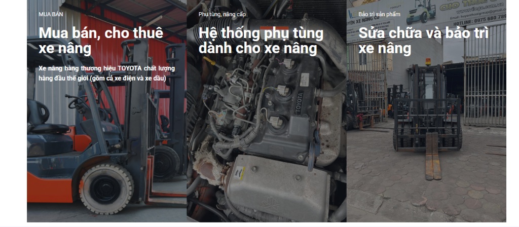 Dịch vụ sửa chữa và cứu hộ xe nâng lưu động VILEGE