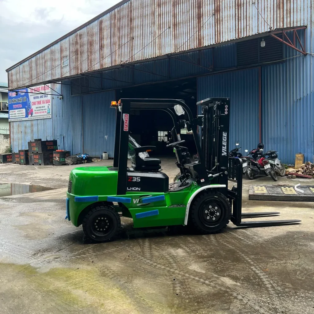 Xe Nâng Điện Ngồi Lái VILEGE 3.5 Tấn (Mới 100%)